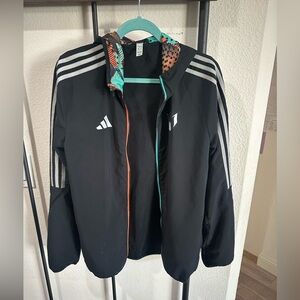 Adidas Black Jacket boys size 15-16 XL